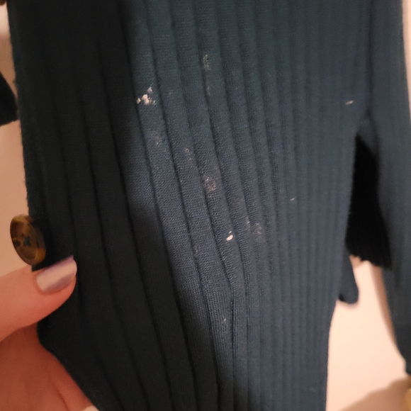 A deep blue long sleeved jacket/ shawl - Picture 4 of 4